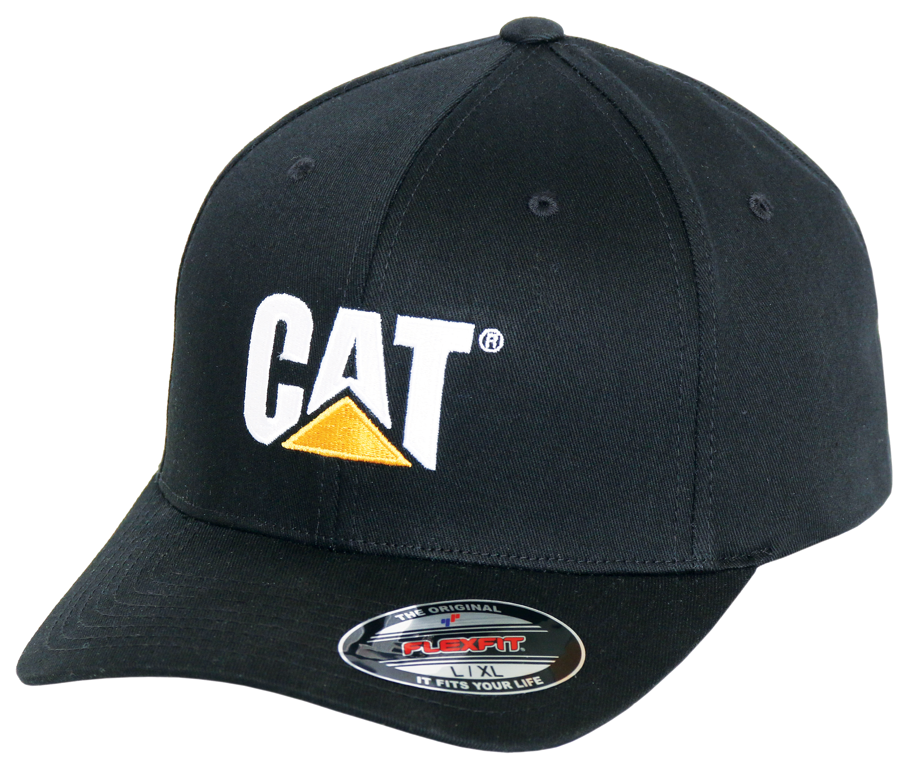 CAT Workwear Trademark Logo Flexfit Cap | Bass Pro Shops
